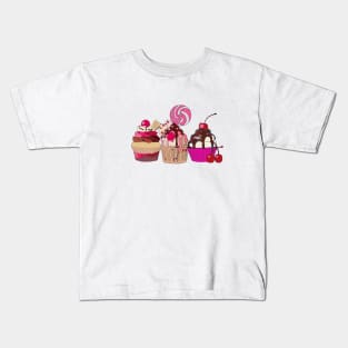 Loaded cupcakes Kids T-Shirt